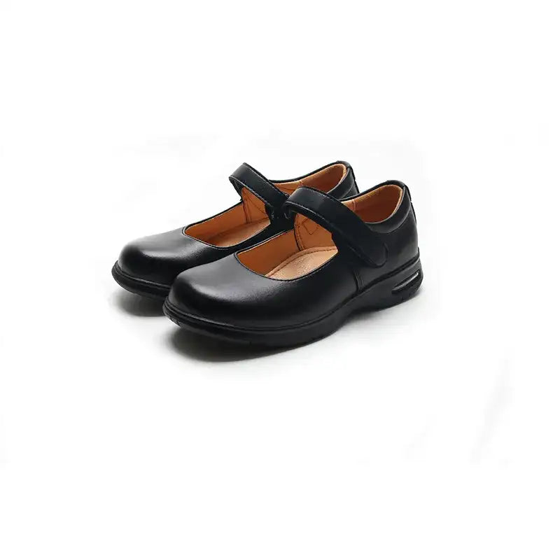 Girls Black School Shoes BBL0051(Children and adults)