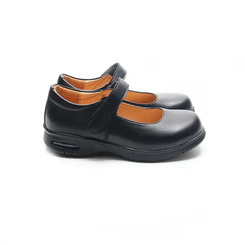 Girls Black School Shoes BBL0051(Children and adults)