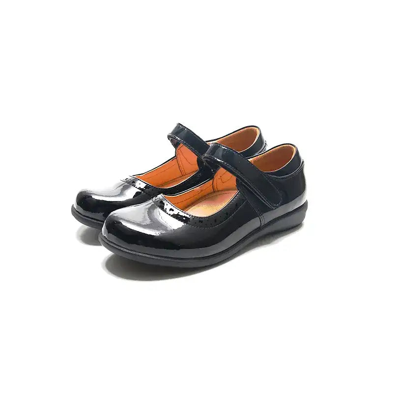 Girls Black School Shoes BBL0053(Children and adults)