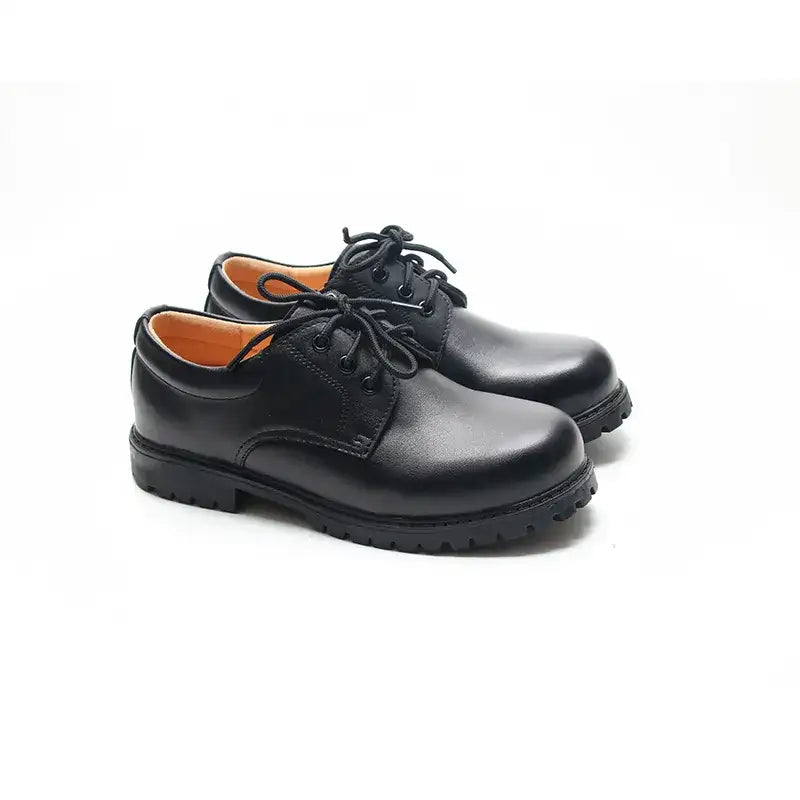 Leather black school shoes BBL0052(Children and adults)